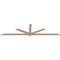 Ekena Millwork Kennewick Smooth Timber Gable Bracket, Douglas Fir, 108"W x 27"H x 1 1/2"D x 3 1/2"F, 6/12 Pitch GBW108X27X0204KEN00SDF - alternate 2
